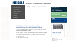 Desktop Screenshot of meissle.de